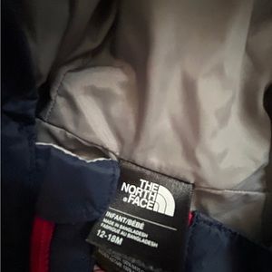 North face rain and snow suit with fleece insert